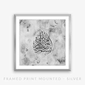 ALPHA - GREY AND WHITE | PRINT
