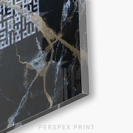 PROTECTION - BLACK MARBLE | Perspex