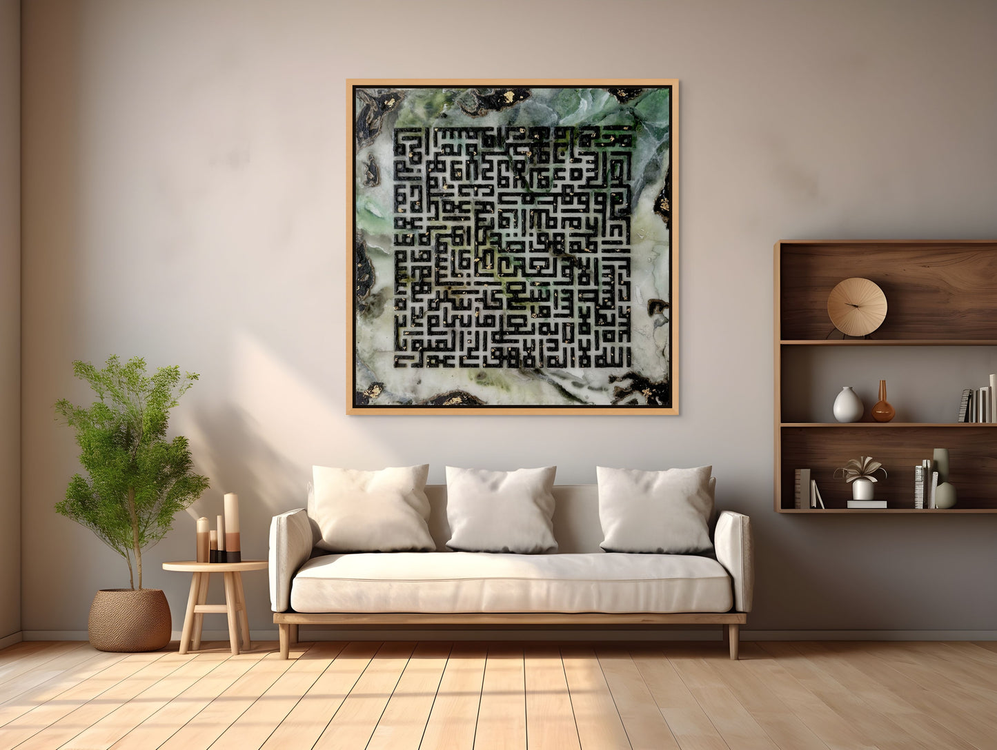 SERENE | ORIGINAL - 16" (40.6 cm) x 16" (40.6cm)