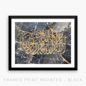 TESTIMONY - MARBLE & GOLD | PRINT