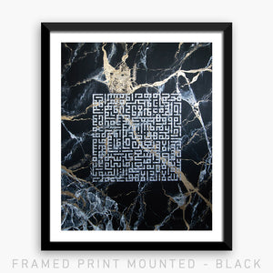 PROTECTION - BLACK MARBLE | PRINT