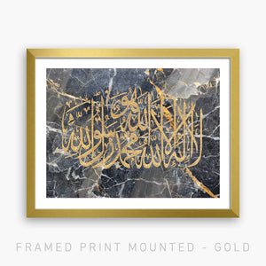 TESTIMONY - MARBLE & GOLD | PRINT