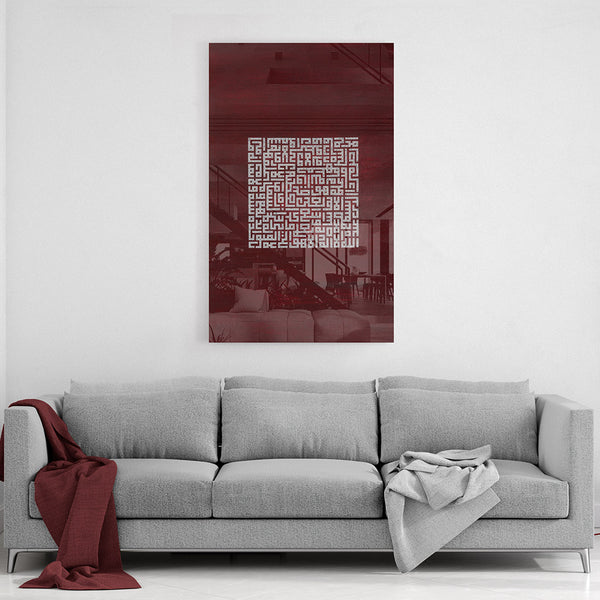 PROTECTION - BURGUNDY | PRINT