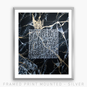 PROTECTION - BLACK MARBLE | PRINT