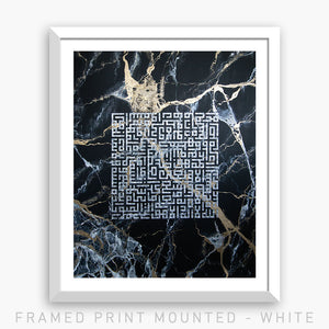 PROTECTION - BLACK MARBLE | PRINT