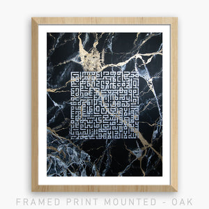 PROTECTION - BLACK MARBLE | PRINT