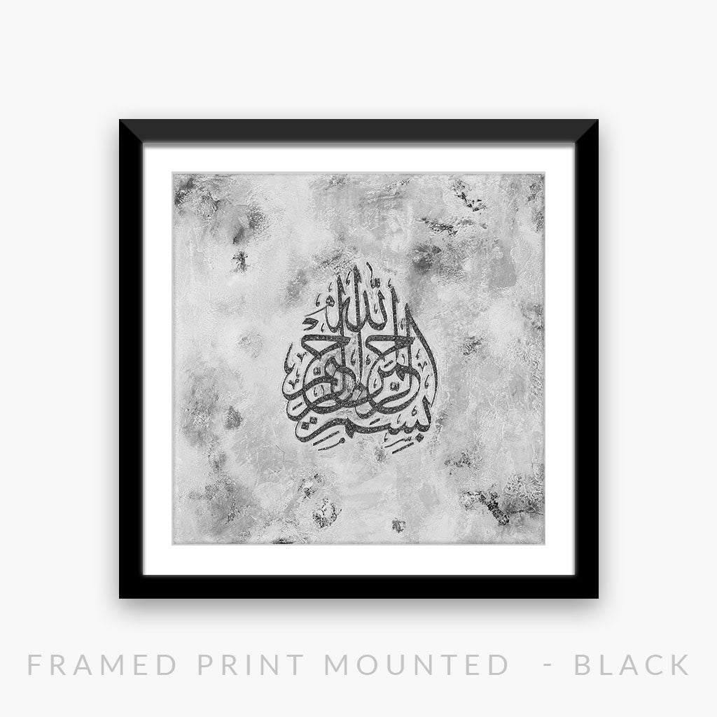 ALPHA - GREY AND WHITE | PRINT