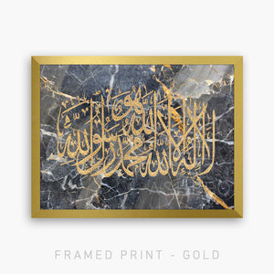 TESTIMONY - MARBLE & GOLD | PRINT